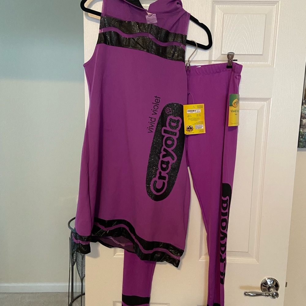 Purple crayon costume